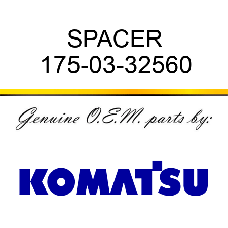 SPACER 175-03-32560