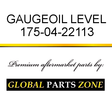 GAUGE,OIL LEVEL 175-04-22113
