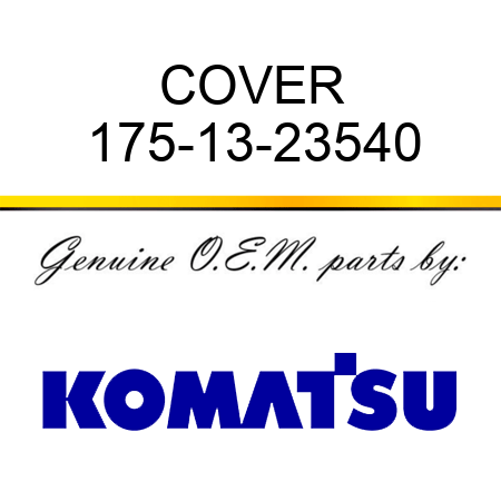 COVER 175-13-23540