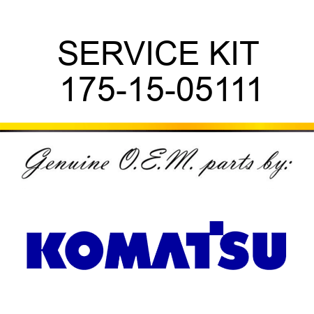 SERVICE KIT 175-15-05111