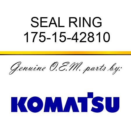 SEAL RING 175-15-42810
