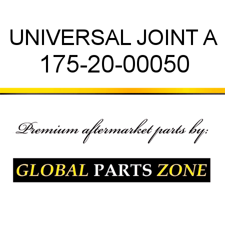 UNIVERSAL JOINT A 175-20-00050
