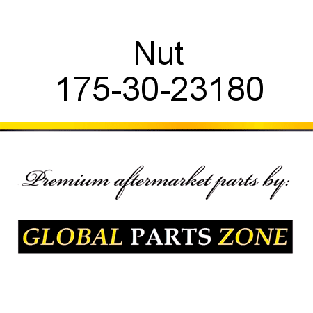 Nut 175-30-23180