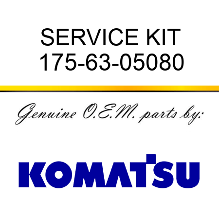SERVICE KIT 175-63-05080