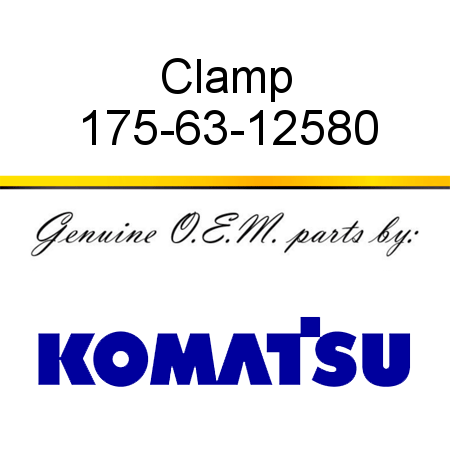 Clamp 175-63-12580
