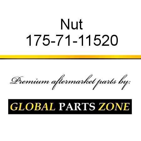 Nut 175-71-11520