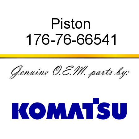 Piston 176-76-66541