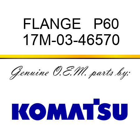 FLANGE   P60 17M-03-46570