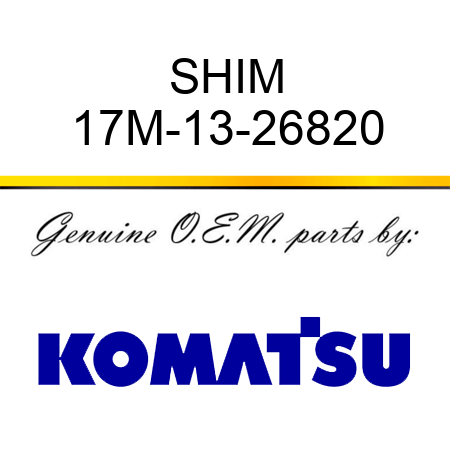 SHIM 17M-13-26820