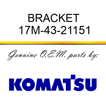 BRACKET 17M-43-21151