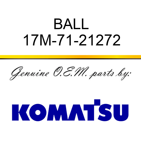 BALL 17M-71-21272