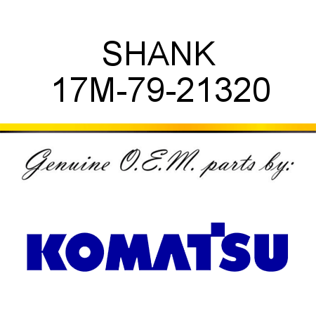 SHANK 17M-79-21320