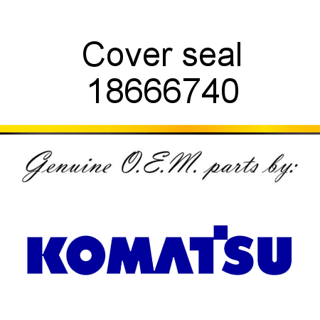 Cover seal 18666740