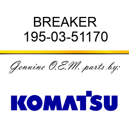 BREAKER 195-03-51170