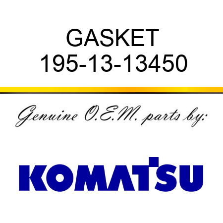 GASKET 195-13-13450