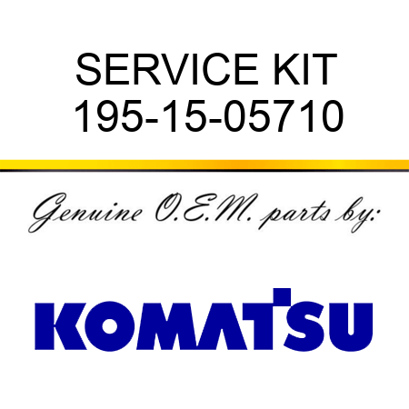 SERVICE KIT 195-15-05710