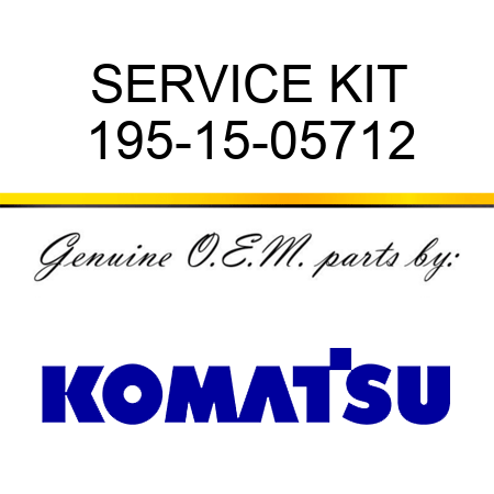 SERVICE KIT 195-15-05712
