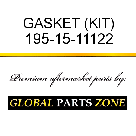 GASKET (KIT) 195-15-11122
