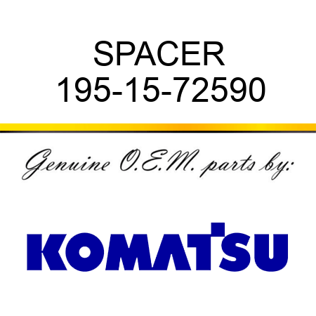 SPACER 195-15-72590