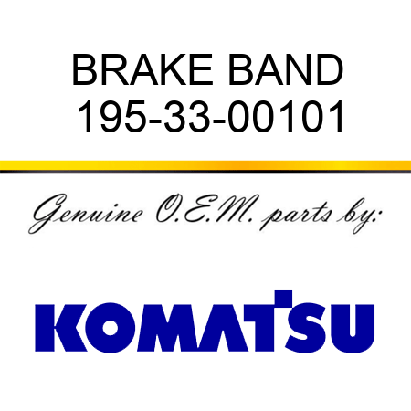 BRAKE BAND 195-33-00101