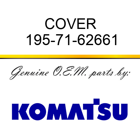 COVER 195-71-62661