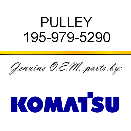 PULLEY 195-979-5290