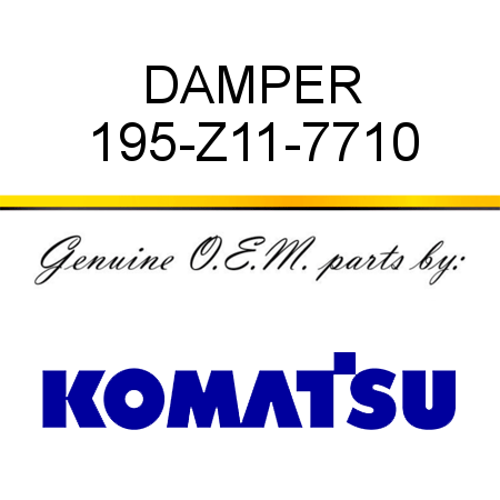 DAMPER 195-Z11-7710