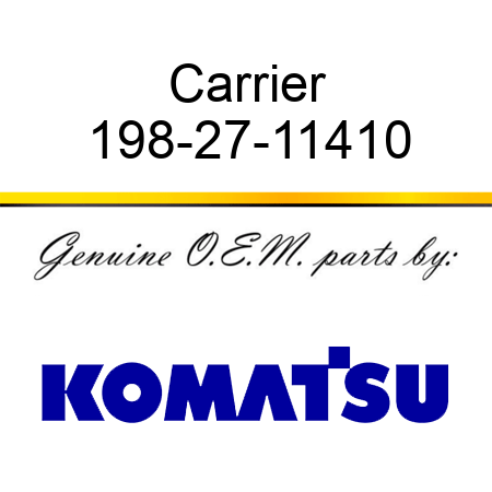Carrier 198-27-11410