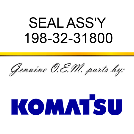 SEAL ASS'Y 198-32-31800