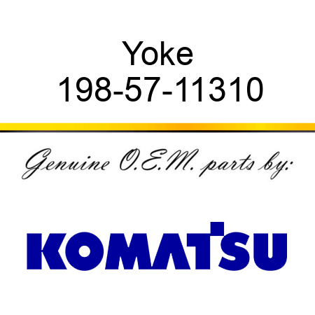 Yoke 198-57-11310