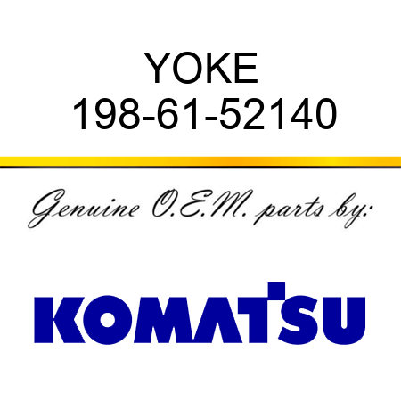 YOKE 198-61-52140
