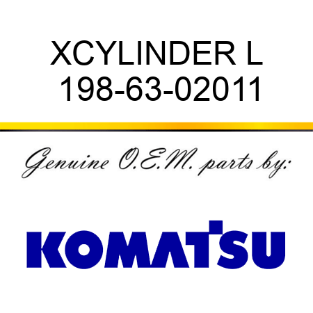 XCYLINDER, L 198-63-02011