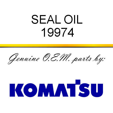 SEAL, OIL 19974