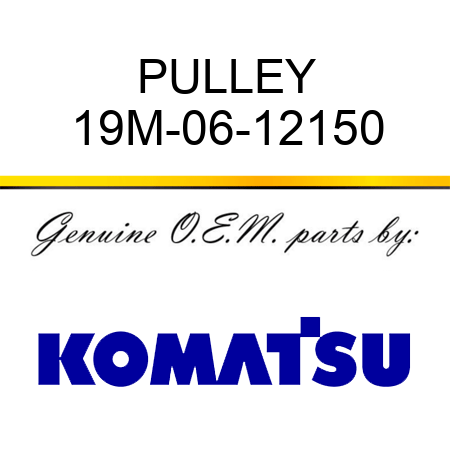 PULLEY 19M-06-12150