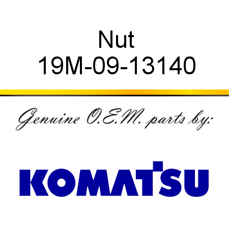 Nut 19M-09-13140