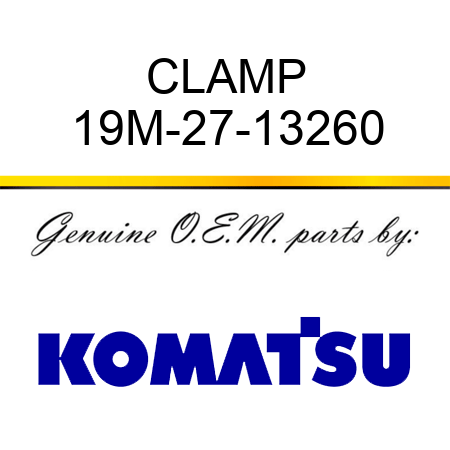 CLAMP 19M-27-13260