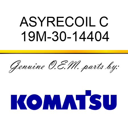 ASY,RECOIL C 19M-30-14404