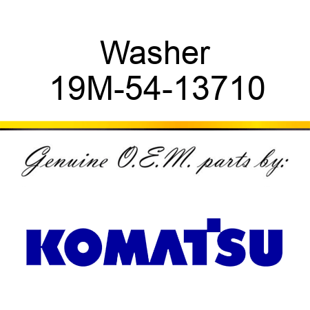 Washer 19M-54-13710
