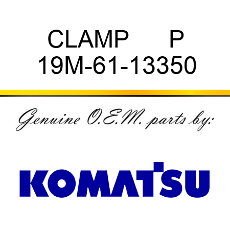 CLAMP      P 19M-61-13350