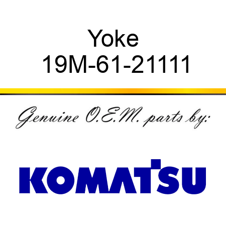 Yoke 19M-61-21111