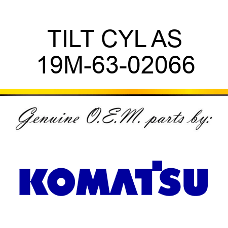 TILT CYL AS 19M-63-02066