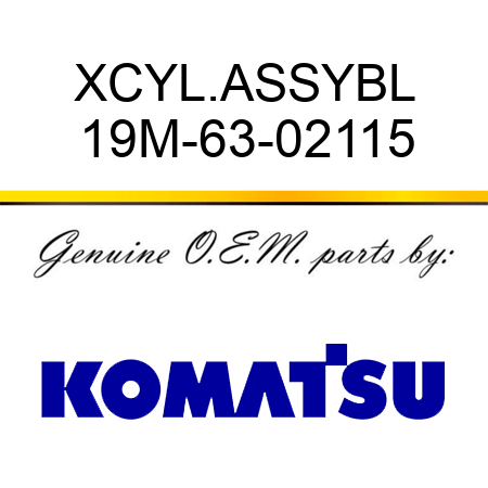 XCYL.ASSY,BL 19M-63-02115