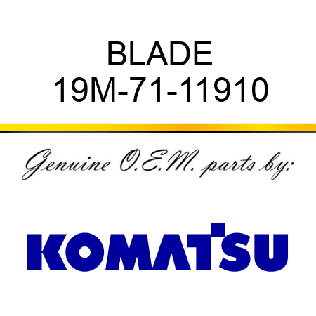 BLADE 19M-71-11910