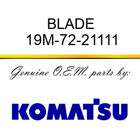 BLADE 19M-72-21111