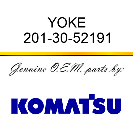 YOKE 201-30-52191