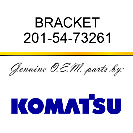 BRACKET 201-54-73261
