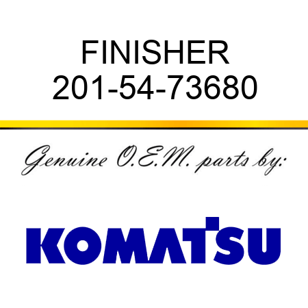 FINISHER 201-54-73680