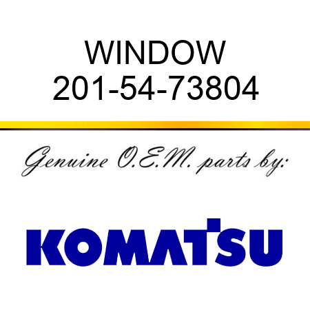 WINDOW 201-54-73804