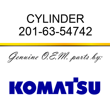 CYLINDER 201-63-54742