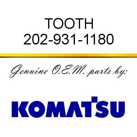 TOOTH 202-931-1180